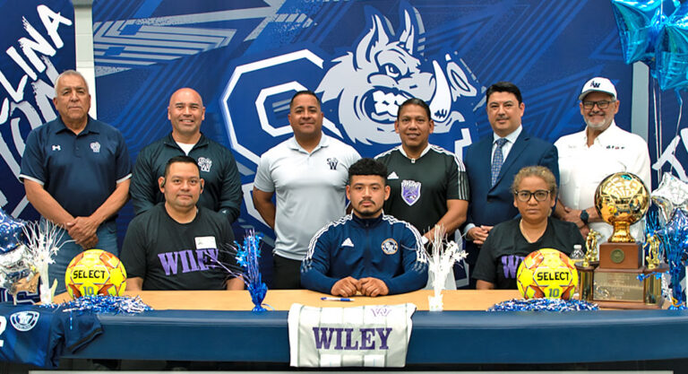 Athlete Signs to play soccer at Wiley College 