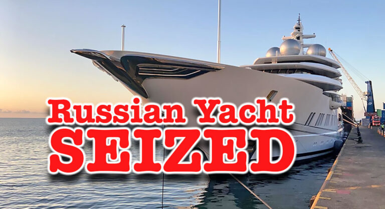$300 Million Yacht of Sanctioned Russian Oligarch Suleiman Kerimov Seized by Fiji at Request of United States