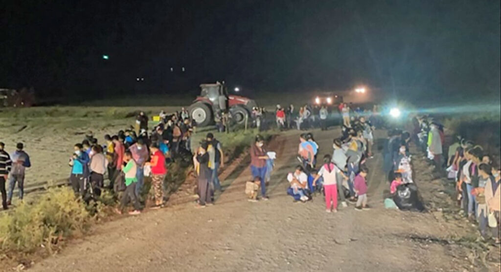 In recent days, Rio Grande Valley Sector (RGV) Border Patrol agents encountered 547 migrants in three large groups and interdicted four migrant smuggling events in collaboration with local law enforcement agency efforts. USCBP Image