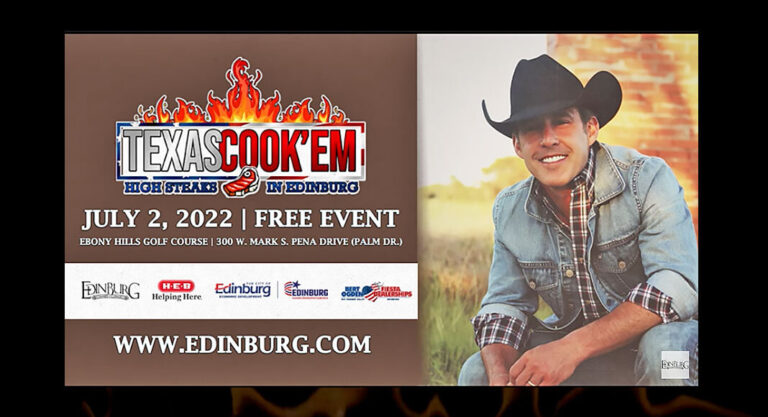 Texas Cook’em Is Back! Saturday, July 2nd FREE EVENT