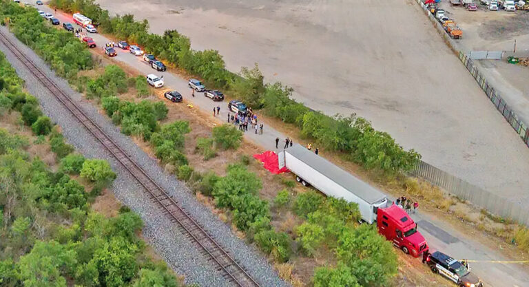 At least 46 people found dead in abandoned 18-wheeler in San Antonio