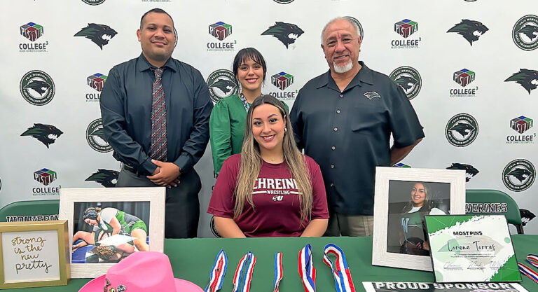 Lady Wolverine Wrestler signs with Schreiner University 