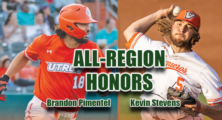 Stevens & Pimentel Earn All-Region Honors