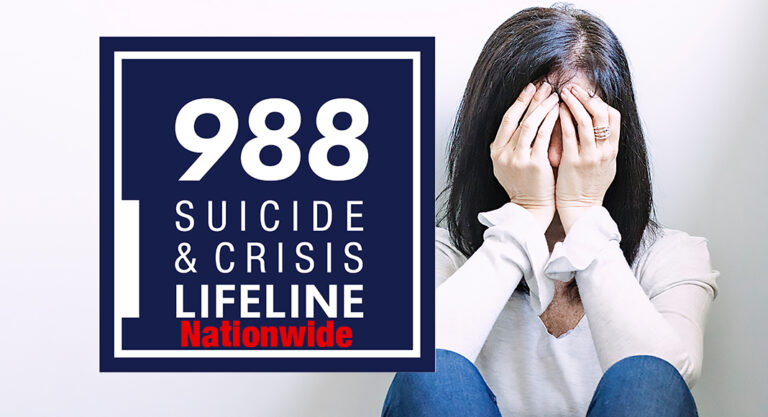 Dial 988 For Suicide Prevention Nationwide