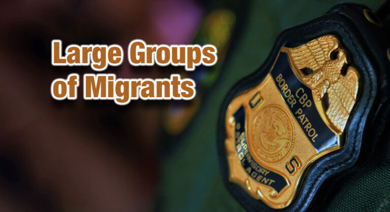 Del Rio Agents Encounter Three Large Groups of Migrants