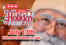 McAllen Holiday Parade, presented by H-E-B to Kick Off Christmas in July