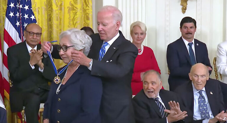 Dr. Juliet V. García presented with The Presidential Medal of Freedom