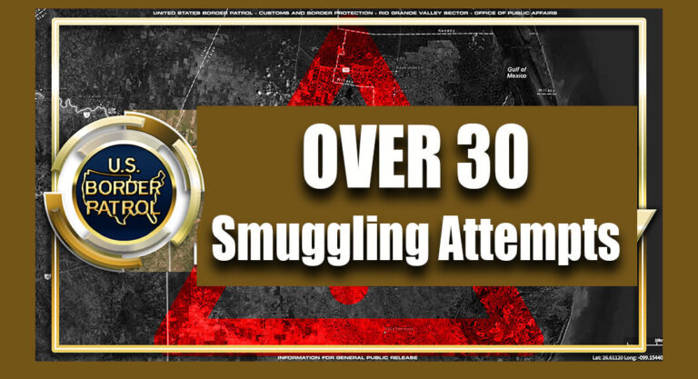 Over 30 Human Smuggling Attempts Stopped 