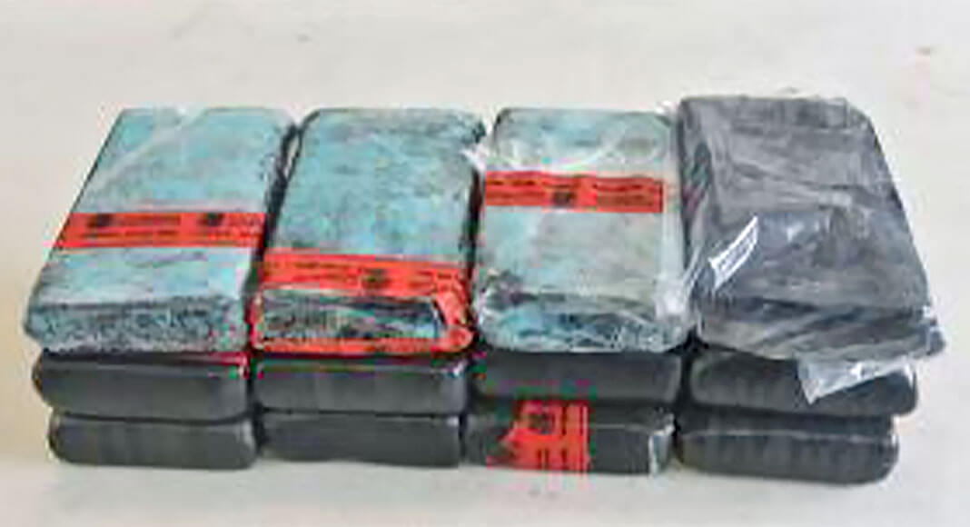 Packages containing nearly 29 pounds of fentanyl seized by CBP officers at Juarez-Lincoln Bridge in Laredo, Texas. USCBP Image