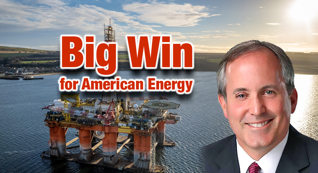 A federal judge in Louisiana sided with Texas Attorney General Ken Paxton and 12 other plaintiff states in a Louisiana-led lawsuit, issuing a permanent injunction against the Biden Administration’s illegal moratorium on oil and gas leasing on federal public lands and offshore waters. Image for illustration purposes