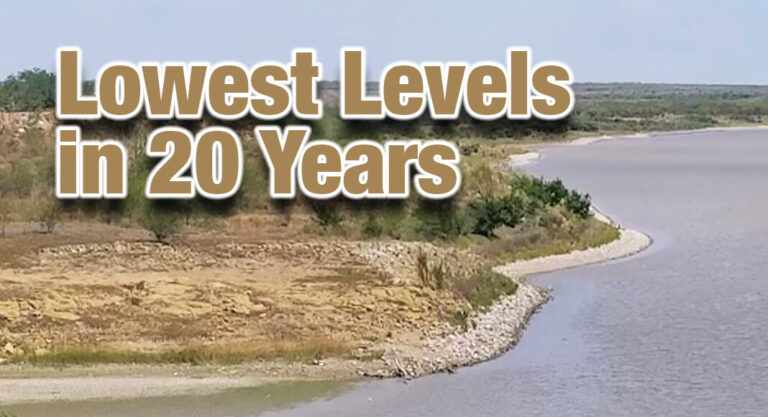 Falcon Lake’s capacity is now at its lowest in 20 years 