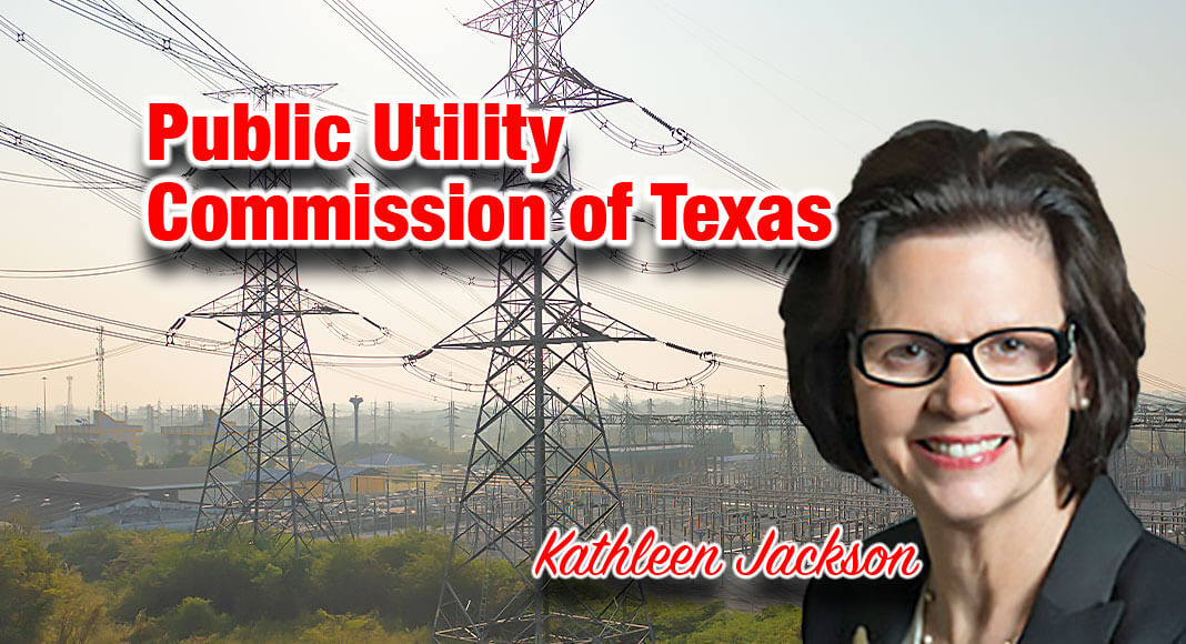 Governor Greg Abbott has appointed Kathleen Jackson to the Public Utility Commission of Texas (PUC) for a term set to expire on September 1, 2027. Image source: https://www.twdb.texas.gov/about/board/jackson/index.asp For illustration purposes