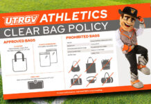 Athletics Announces Clear Bag Policy