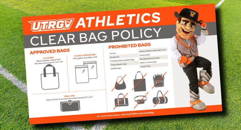 Athletics Announces Clear Bag Policy
