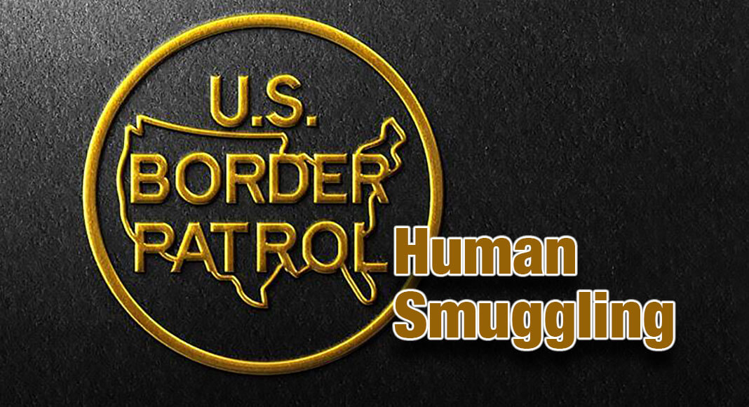 Laredo Sector Border Patrol agents discover people being smuggled inside a dump trailer northwest of Laredo. USCBP Image
