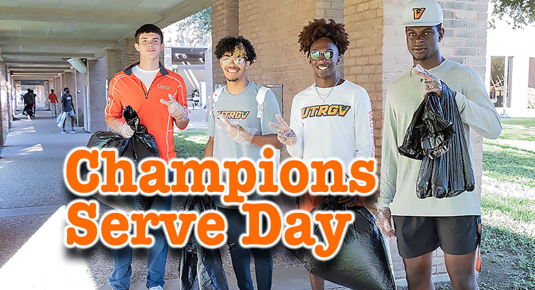 The different cultures and backgrounds our student-athletes come from doesn’t change the fact that we all have one common characteristic: to be good people and help our community. UTRGV Image