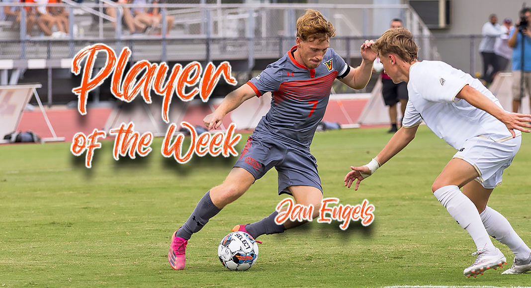 The Western Athletic Conference announced on Tuesday that senior defender Jan Engels of The University of Texas Rio Grande Valley (UTRGV) Vaqueros men’s soccer team has been named WAC Offensive Player of the Week. UTRGV Image