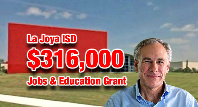 Over $316,000 Grant for La Joya ISD