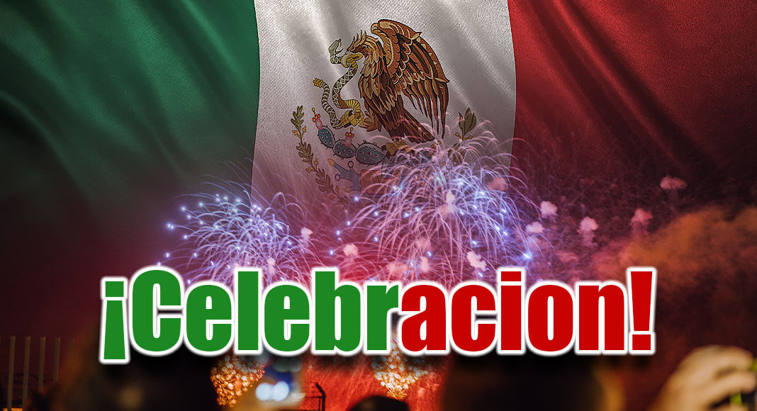 On September 16th each tear, Mexico celebrates their independence. Image for illustration purposes.