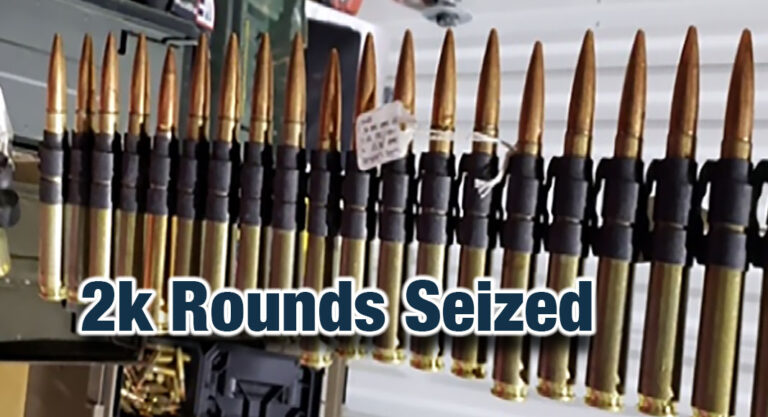 CBP Officers Seize over 2K Rounds of Ammunition