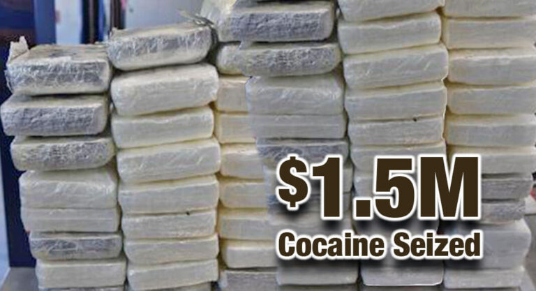 Laredo CBP Officers Seize $1.5M in Cocaine