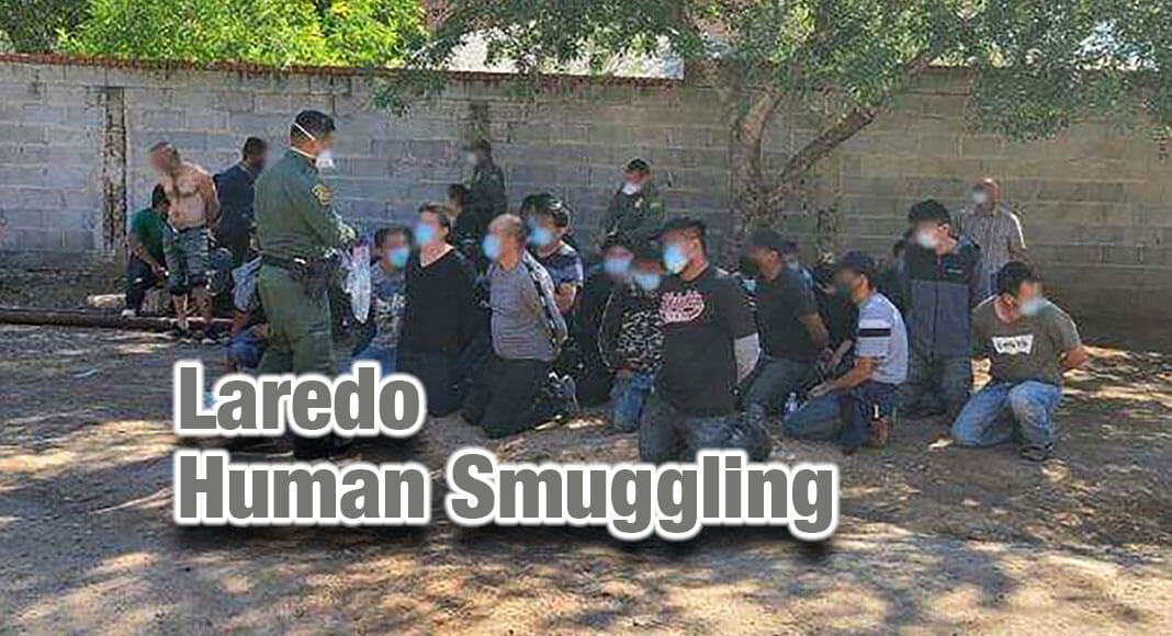 Laredo Sector Border Patrol agents during this past weekend encountered five human smuggling attempts that yielded the apprehension of over 60 undocumented individuals at Laredo Sector. USCBP Image for illustration purposes