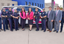 Mission Police Department Unveiling of Pink Police Unit