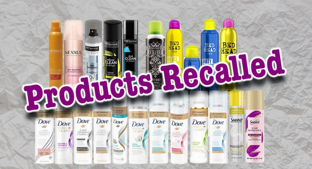 U.S. Recall of Select Dry Shampoos for Potential Presence of Benzene