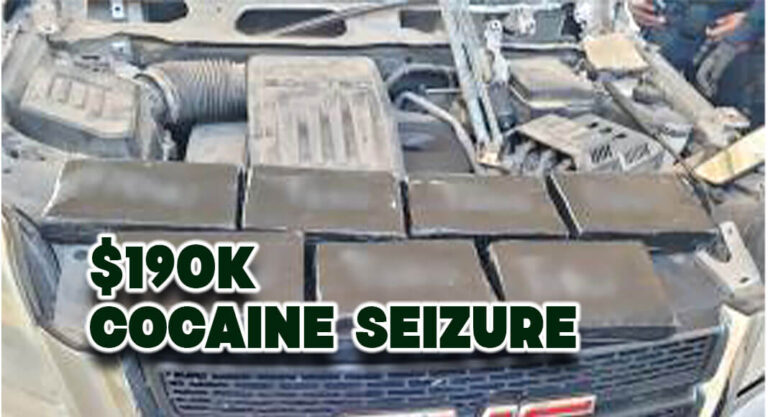 El Paso CBP Officers Seize $190K Worth of Cocaine