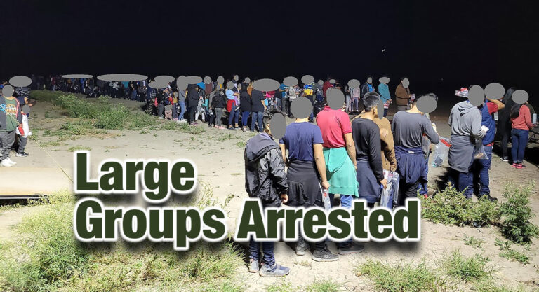 Agents Encountered Large Groups and Seized Marijuana 