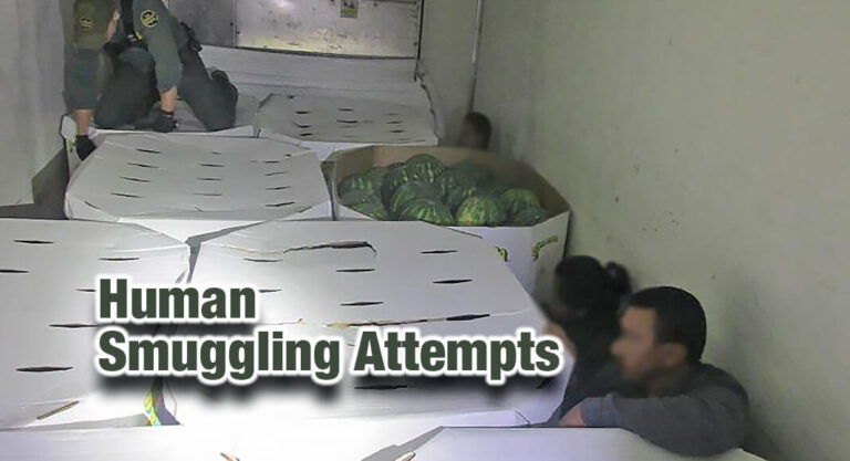 Smugglers Use Trailers to Transport Migrants