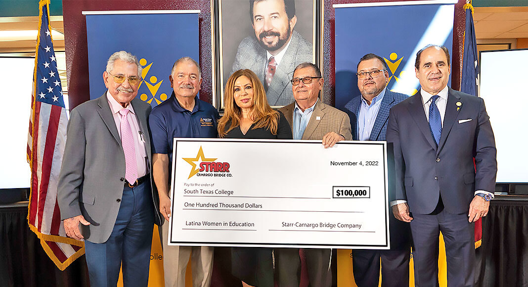 The Starr-Camargo Bridge Company today donated $100,000 to South Texas College Foundation, the largest award since the organization’s establishment earlier this fall. STC Image