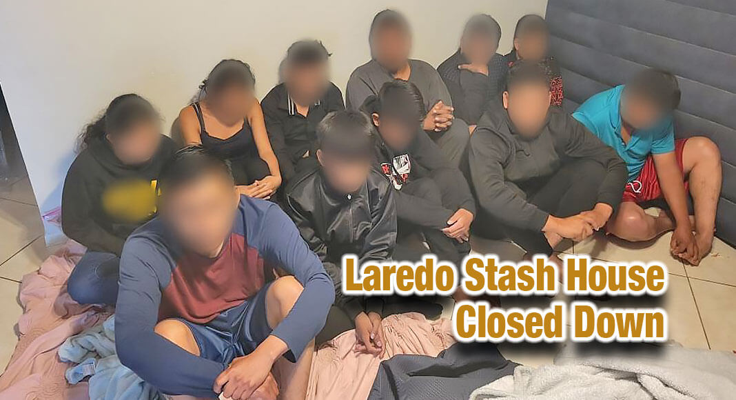 Laredo Sector Border Patrol agents assigned to Laredo South station collaborated efforts with law enforcement to close a stash house in Laredo, Texas. USCBP Image