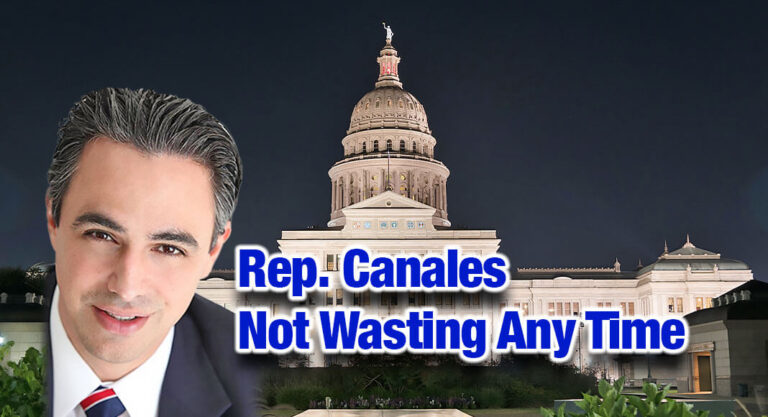 Rep. Canales Files First Package of Bills For Upcoming Session 