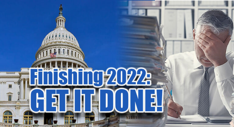 Congress’ Focus for the Rest of the Year