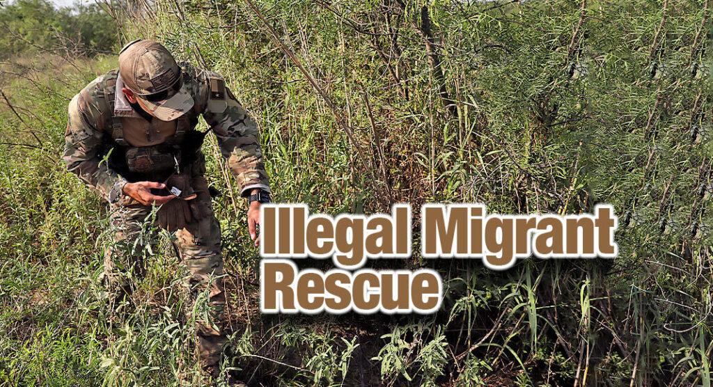 Laredo Sector Border Patrol agents rescued three people that were lost and one person was found unresponsive at Laredo Sector. USCBP Image for illustration purposes