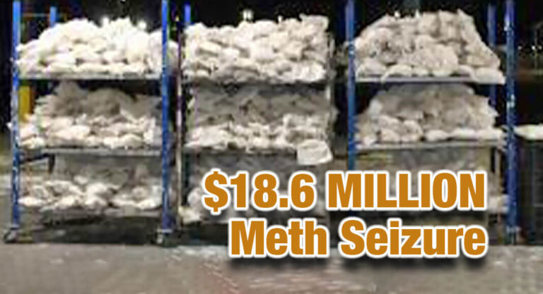 Laredo Officers Seize $18.6 Million in Methamphetamine