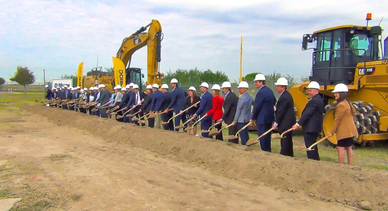 McAllen & Bridge Board Break Ground  at Anzalduas Int’l Bridge