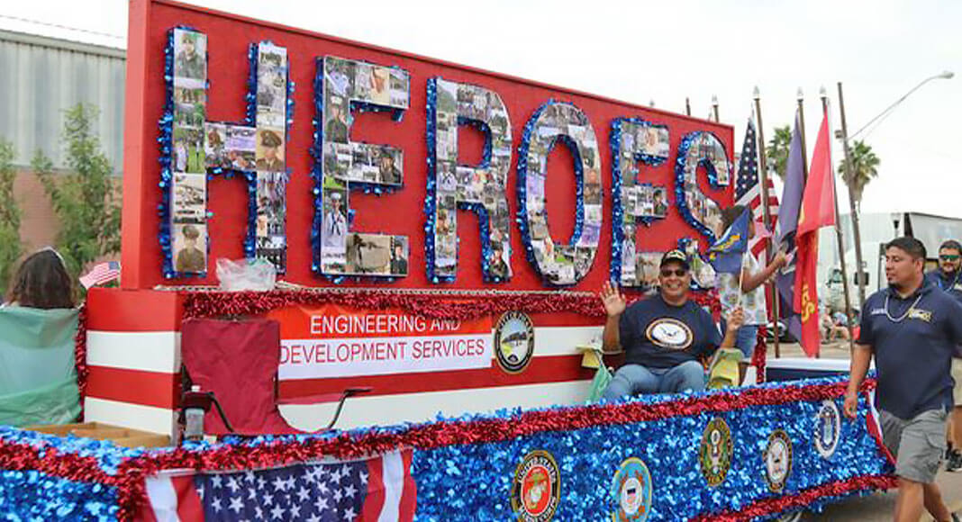 The City of Pharr held its annual Salute to Veterans Parade & Fireworks Show on Saturday, November 5, 2022, in Downtown Pharr. Image courtesy of the City of Pharr