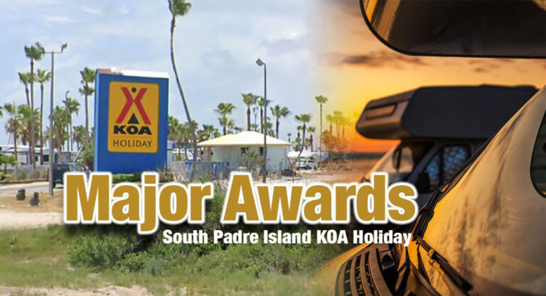 South Padre Island KOA Holiday Wins Major Awards 