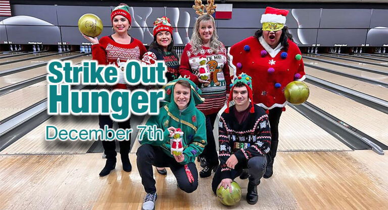 “Strike” Out Hunger Among College Students, Dec. 7th