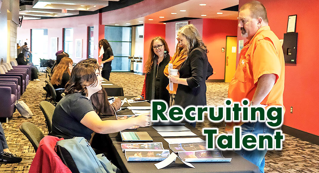 High school seniors and graduating college theater students gathered at the South Texas College Cooper Center for Performing Arts recently to meet with college admissions representatives at the South Texas Theatre Auditions (STTA). STC Image