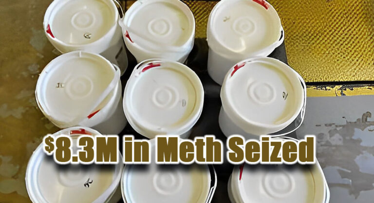 Officers Seize $8.3 Million in Meth at Laredo Port of Entry