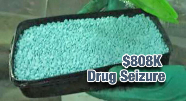 Brownsville CBP Officers Seize $808K Worth of Narcotics