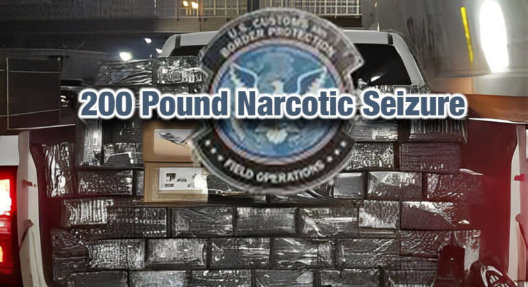 El Paso Officers Seize 200 Lbs. of Narcotics in Railcar 