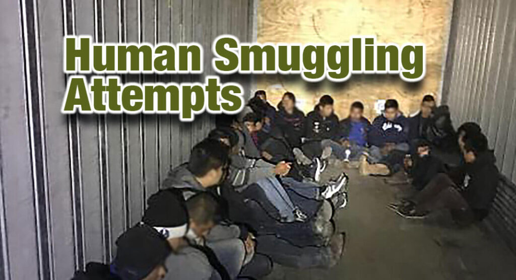 Falfurrias Checkpoint Agents Stop Two Trailers Smuggling Migrants