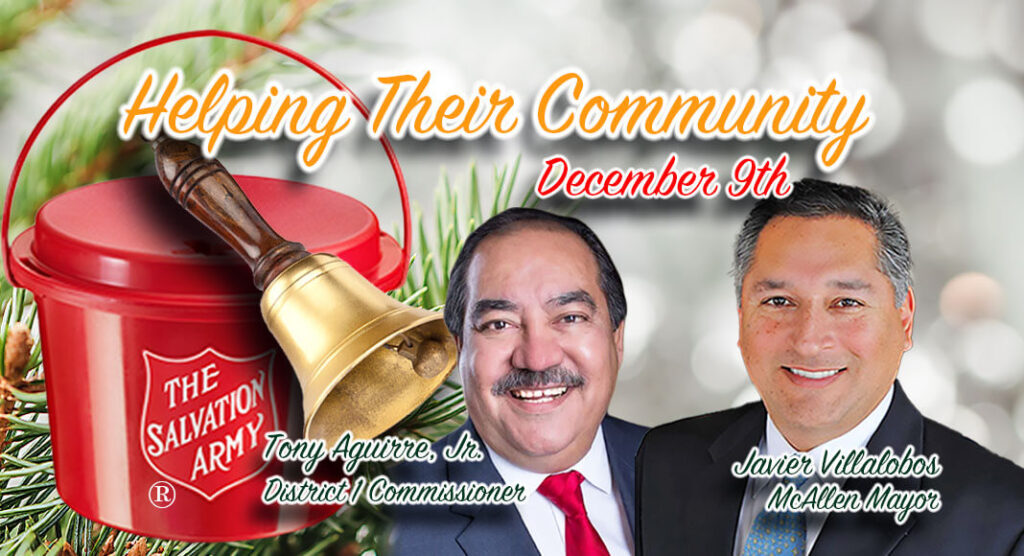 Ringing the Bell for Annual Red Kettle Campaign Dec 9th Texas 