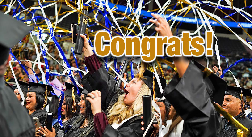 More than 2,400 South Texas College students walked across the stage at Bert Ogden Arena Saturday, many of them overcoming great obstacles to celebrate today’s success. STC Image