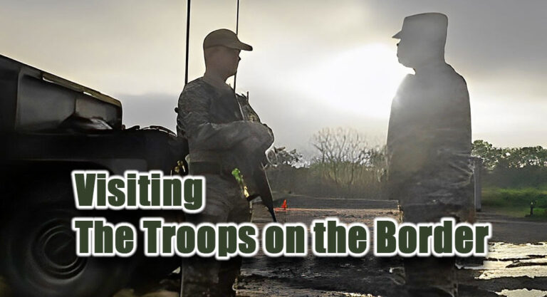 NGB Leadership Visits Texas National Guard Troops On The Border