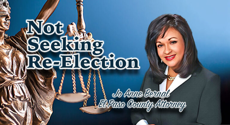 El Paso County Attorney Jo Anne Bernal Not Seeking Re-Election